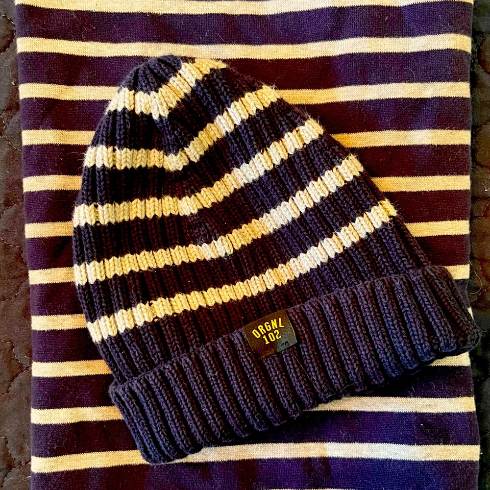 H & M boys cotton hat & neck tube